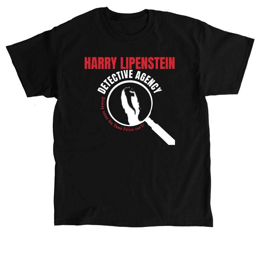 Lipenstein Detective Agency, a Black Classic Unisex Tee