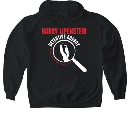 Lipenstein Detective Agency, a Black Gildan Softstyle Pullover Hoodie