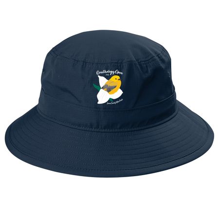 Ornithology Open: 2026 (hat), a Dress Blue Navy Printed UV Bucket Hat
