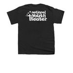 From tech to curtain call?no one wears it bet, a Black Youth Unisex Tee (back-view)