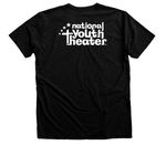 From tech to curtain call?no one wears it bet, a Black Heather Premium Unisex Tee (back-view)