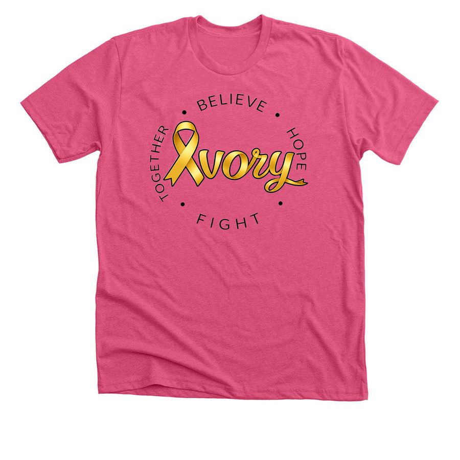 You Messed With The Wrong Girl- Ivory's Shirt, a Heather Charity Pink Premium Unisex Tee