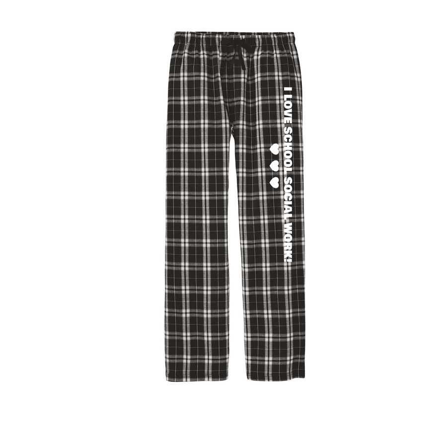 Pajama Pants, a Black Flannel Pajama Pant