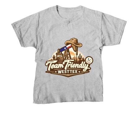 TeamFriendlyWestTex, a Sport Grey Youth Unisex Tee