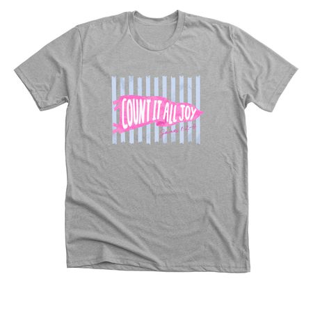 Count It All Joy, a Athletic Heather Premium Unisex Tee