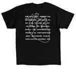 CHD awareness, a Black Classic Unisex Tee (back-view)