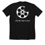 Take a Bite, a Solid Black Blend Premium Unisex Tee (back-view)