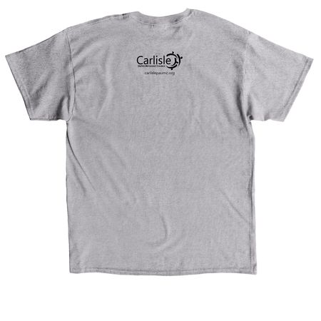 Love Boldly Bold, a Sport Grey Classic Unisex Tee (back-view)