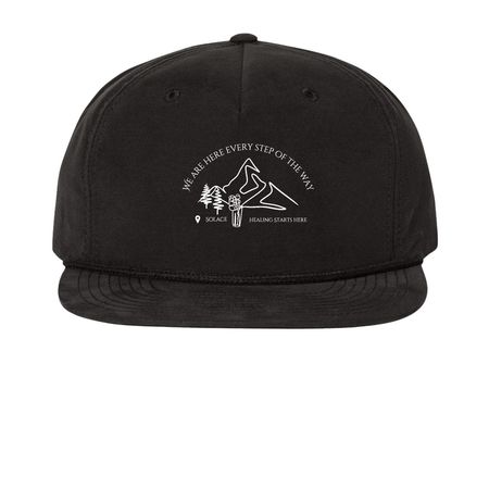 Every Step Of The Way, a Black Printed Umpqua Snapback Cap
