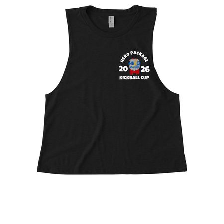 HERO PACKAGE KICKBALL CUP 26?, a Deep Black Allmade Eco Triblend Women?s Muscle Tank