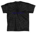 Gaming, a Black Classic Tie Dye Tee (back-view)