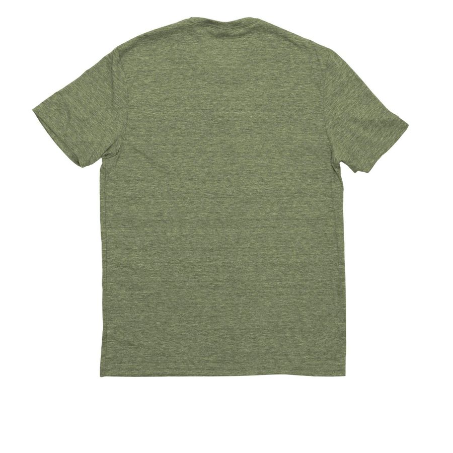 Juneteenth Fundraiser, a Olive You Green Allmade Eco Triblend Unisex Tee (back-view)