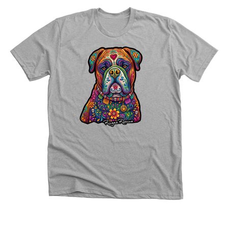 "Cujo" Shirt Fundraiser - Rugaz Rescue&nbsp;, a Athletic Heather Premium Unisex Tee