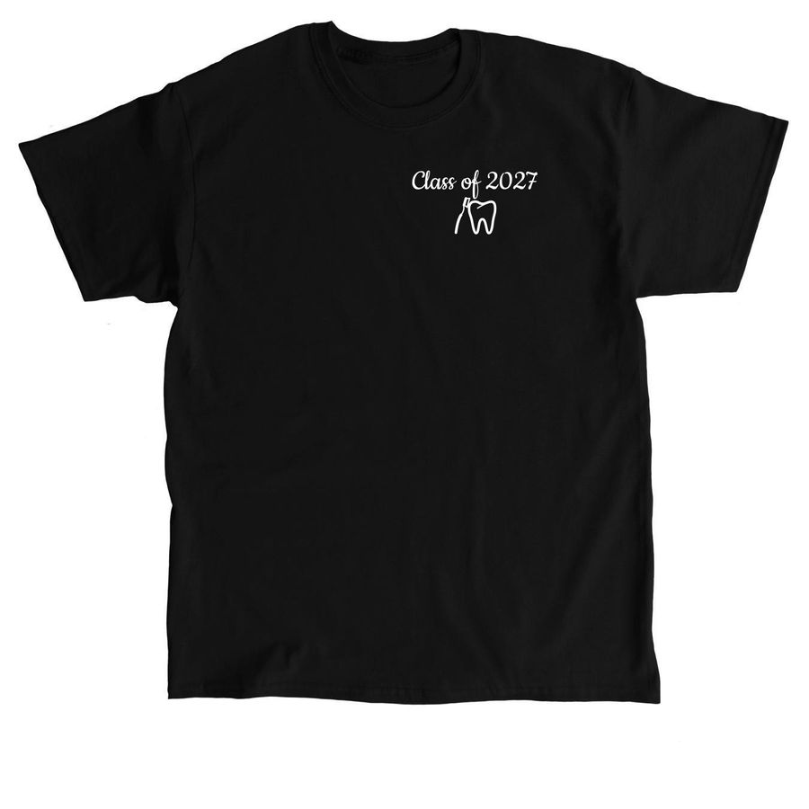 Class of 2027, a Black Classic Unisex Tee