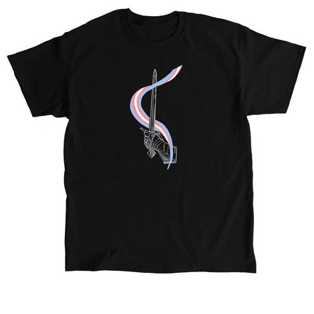 Trans Protector Knight, a Black Classic Unisex Tee
