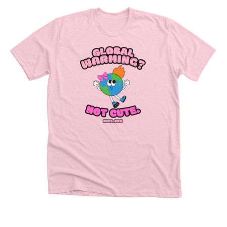 Global Warming?, a Heather Pink Premium Unisex Tee