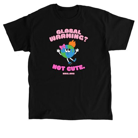 Global Warming?, a Black Classic Unisex Tee