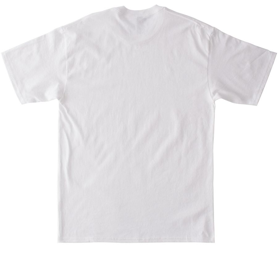 CASA Change a life tee, a White Tall Classic Unisex Tee (back-view)
