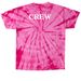 The Good Juju - Crew Collection (Pink), a Pink Classic Tie Dye Tee (back-view)