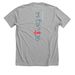 Support Ring14!, a Athletic Heather Premium Unisex Tee (back-view)
