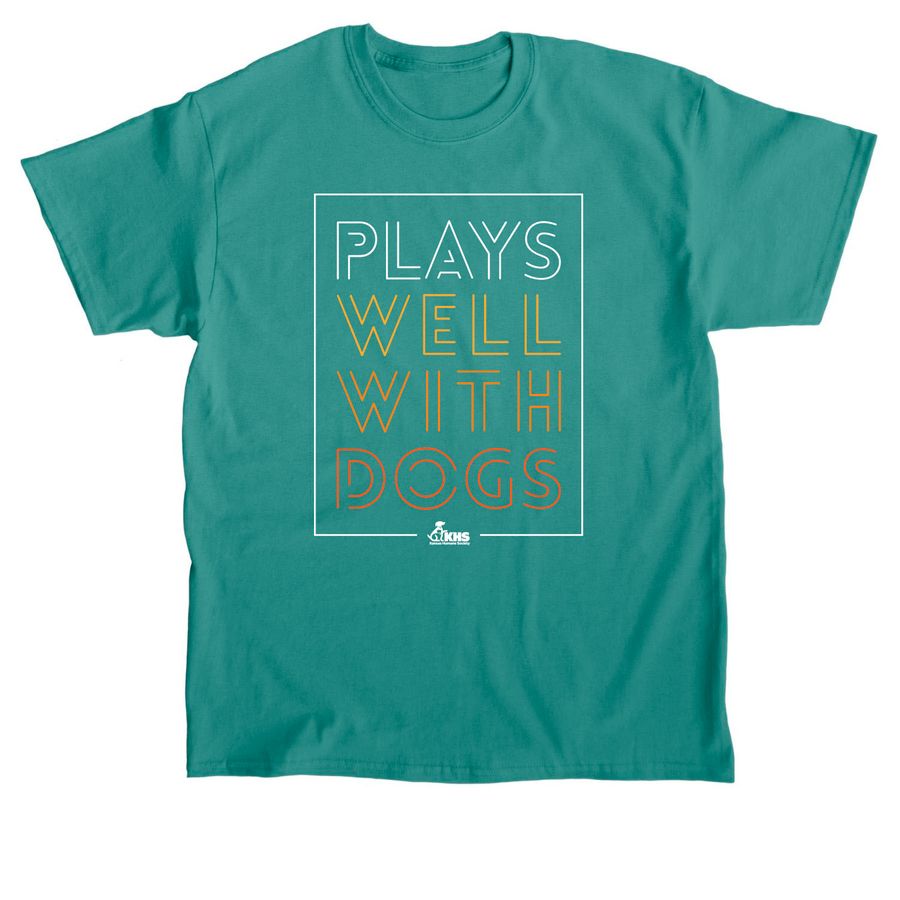 Plays Well With Dogs, a Jade Dome Classic Unisex Tee
