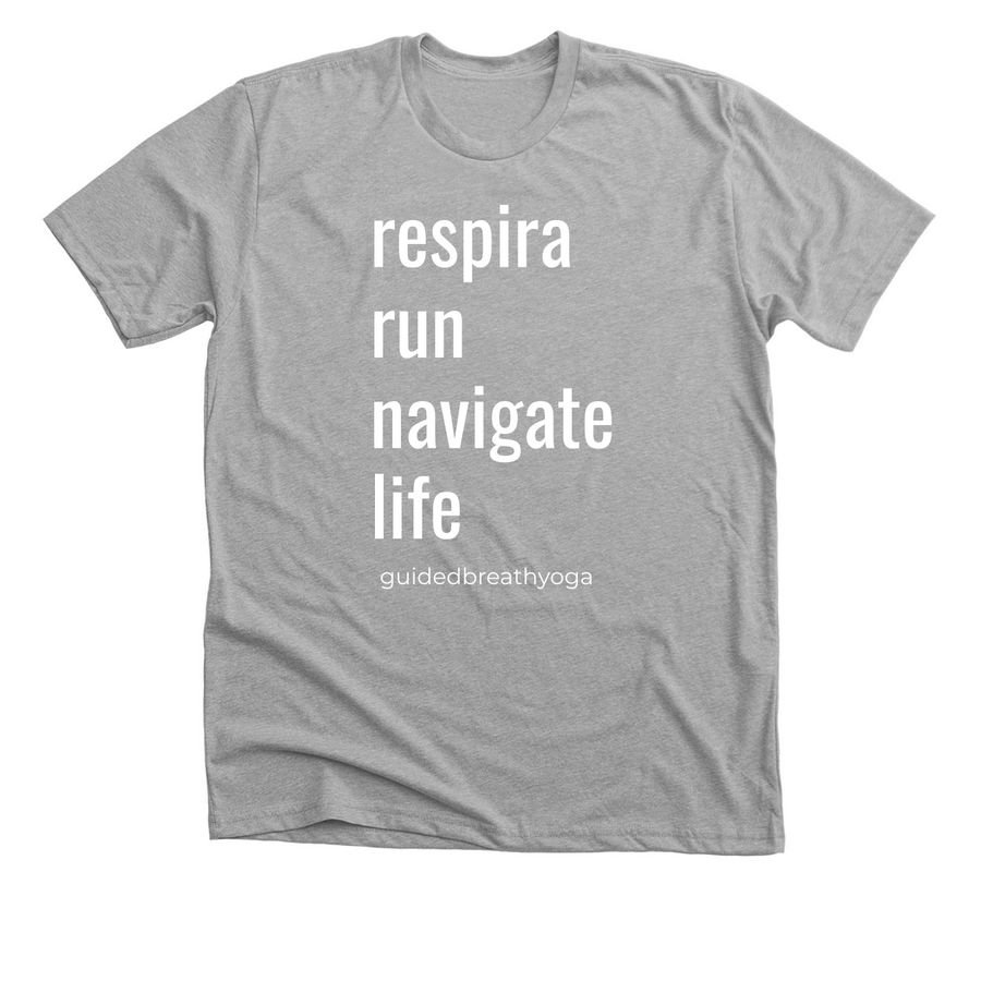 run club, a Athletic Heather Premium Unisex Tee