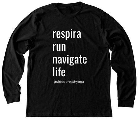 run club, a Black Heather Premium Long Sleeve Tee