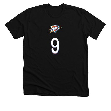 Caruso, a Solid Black Blend Premium Unisex Tee