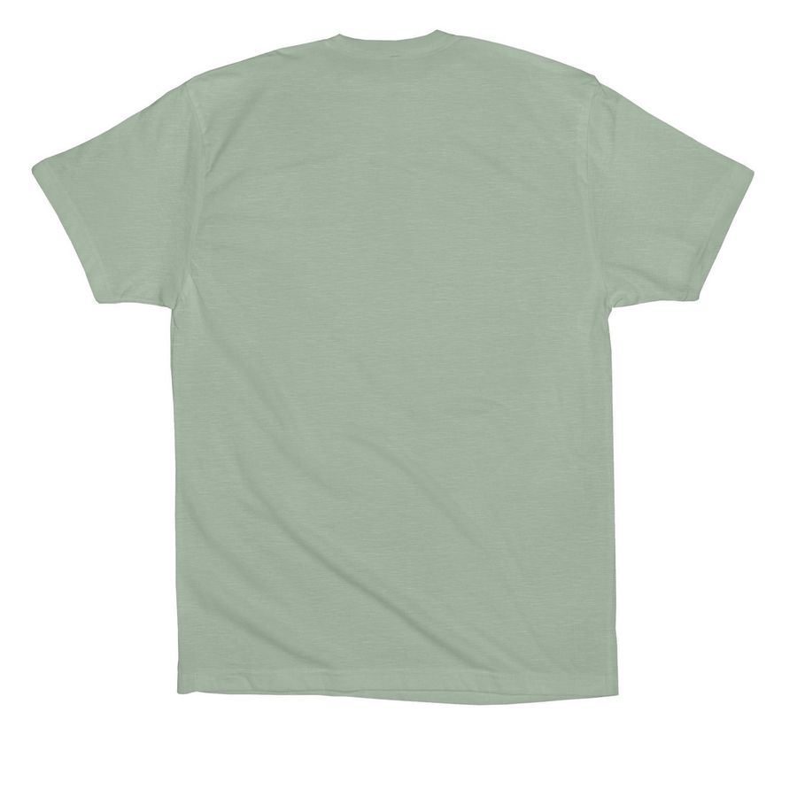 I Love You So Much Maplewood Adult Tee, a Dusty Blue Premium Cotton Tee (back-view)