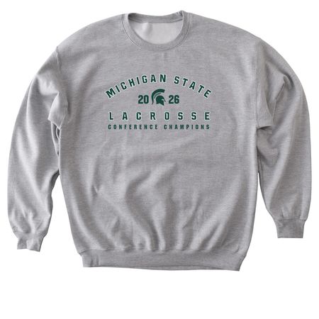 Michigan State Lacrosse Fundraiser, a Sport Grey Softstyle Crewneck Sweatshirt