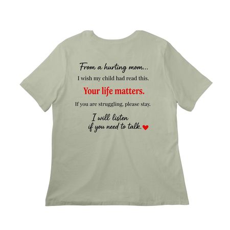 From a hurting mom, a Thyme Women?s Relaxed Cotton Tee