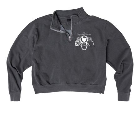 Comfort Color Quarter Zip, a Pepper Comfort Colors Women's Quarter Zip Pullover