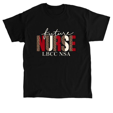 Future Nurse: Wild at Heart, a Black Classic Unisex Tee