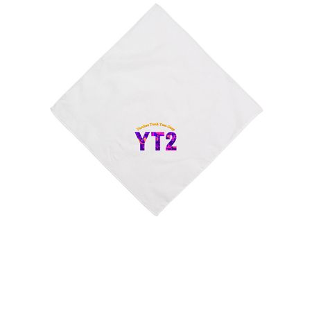 Yankee Tonk Two-Step Bandanas, a White Cotton Bandana