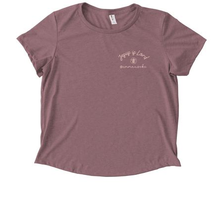 Jesus is Lord Pocket Style, a Vintage Rose Allmade Eco Triblend Women?s Scoop Neck Tee