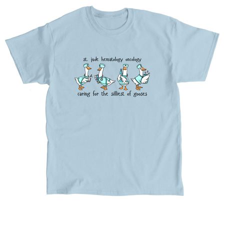 St. Jude Silly Goose, a Light Blue Classic Unisex Tee