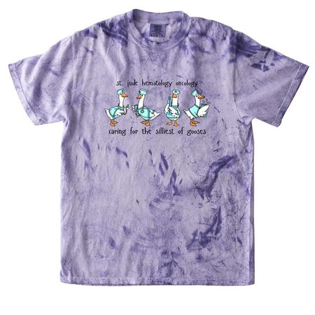 St. Jude Silly Goose, a Amethyst Comfort Colors Colorblast Tee