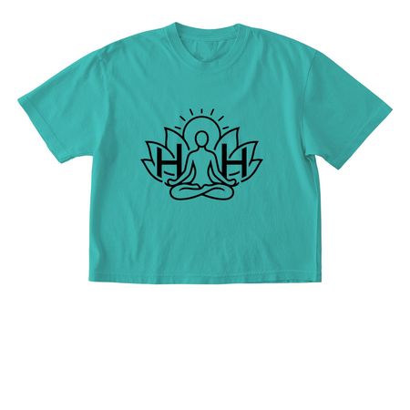 Lotus, a Chalky Mint Comfort Colors Boxy Tee
