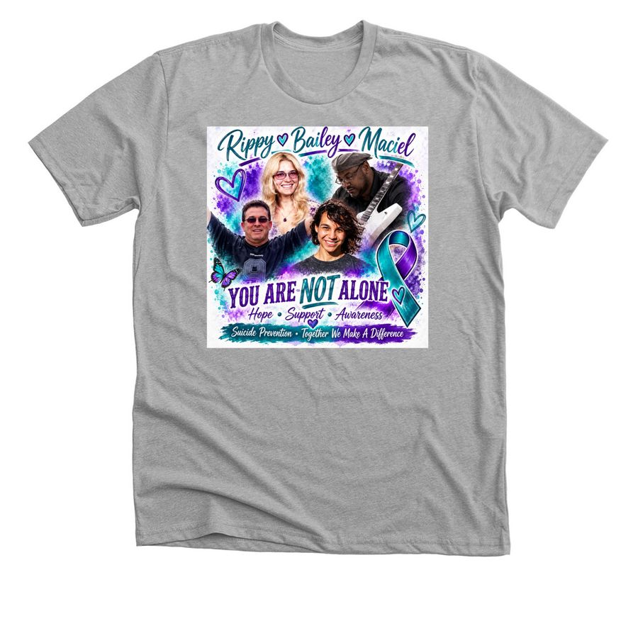 Your story is not over, a Athletic Heather Premium Unisex Tee