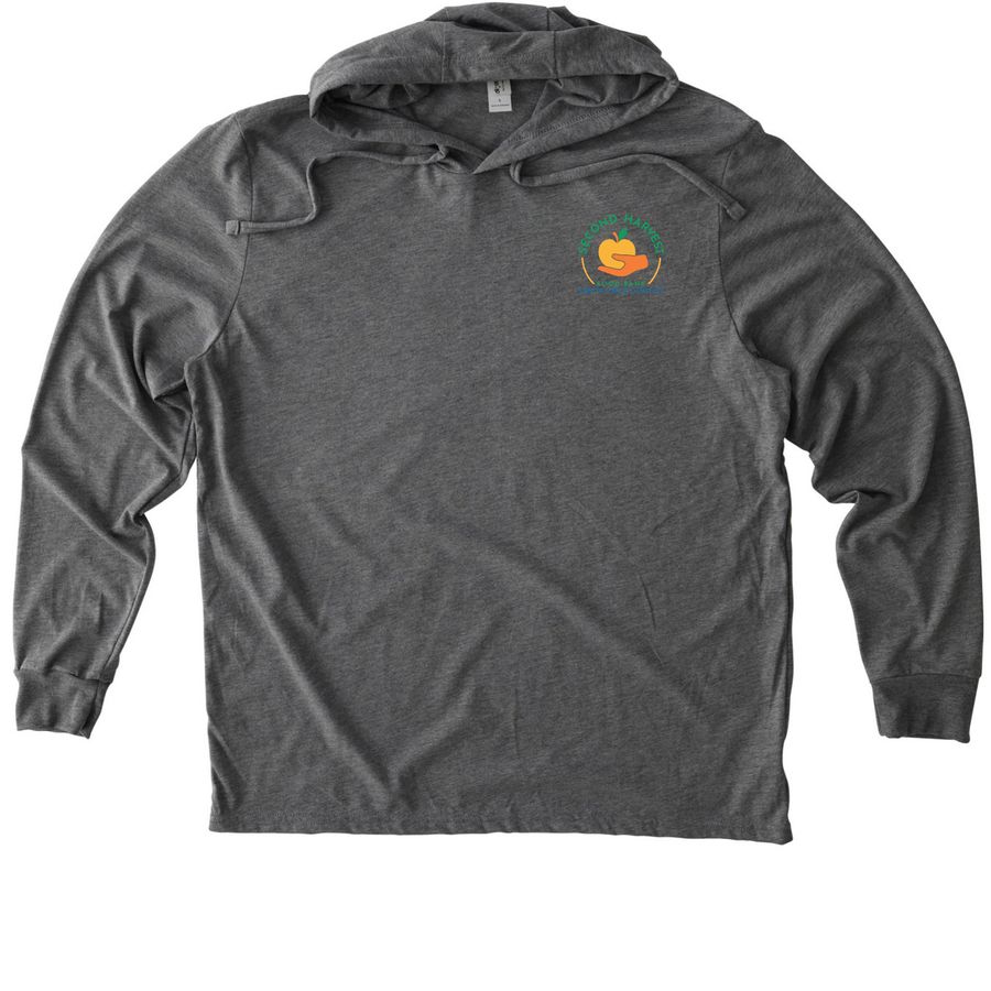 Second Harvest Hoodie Tee, a Aluminum Grey Allmade Eco Triblend Hoodie Tee