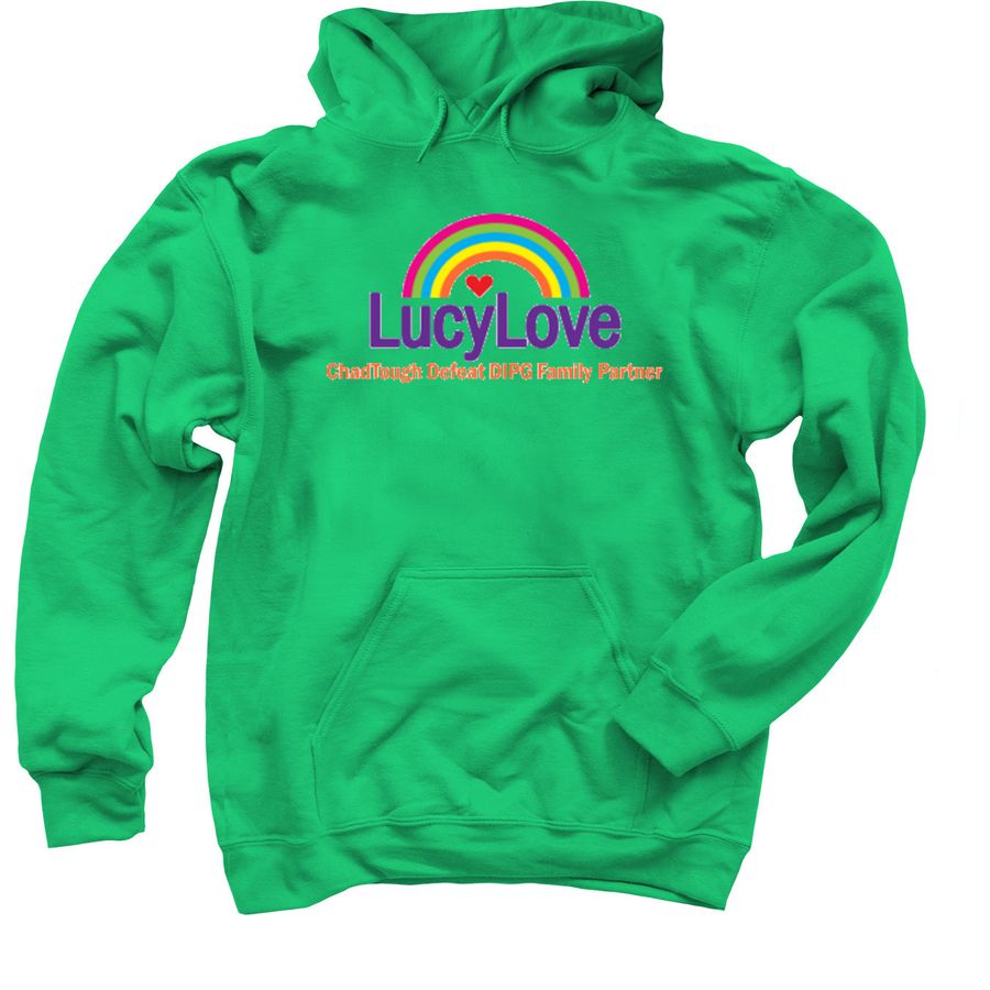 Lucy Love design 2, a Irish Green Pullover Hoodie