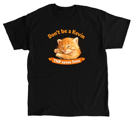 Don't be a Kevin, a Black Classic Unisex Tee