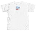 250 Years of America, a White Comfort Colors Unisex Tee (back-view)