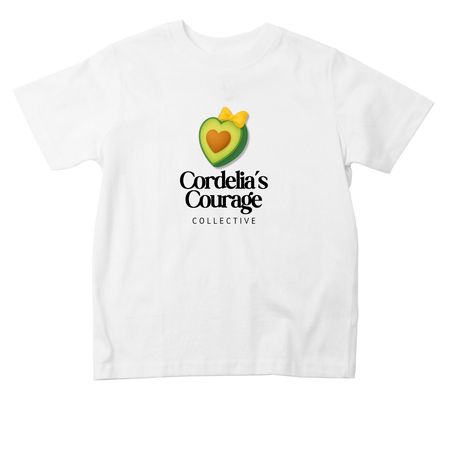 Cordelia's Courage Collective, a White Toddler Tee