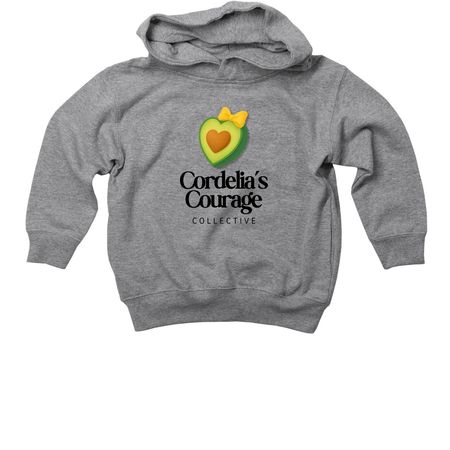 Cordelia's Courage Collective, a Granite Heather Toddler Pullover Hoodie
