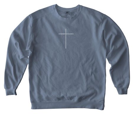 consistent encounters Line, a Blue Jean Comfort Colors Crewneck Sweatshirt