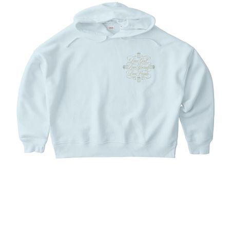 Thoughtful Threads, a Blue Ice Stanley/Stella Women?s Stella Nora Pullover Hoodie