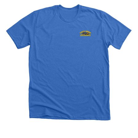 Gold Mine Experience, a Heather True Royal Premium Unisex Tee