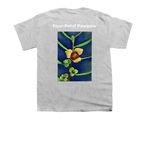 Florida's Four-Petal Pawpaw, a Sport Grey Youth Unisex Tee (back-view)