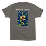Florida's Four-Petal Pawpaw, a Storm Premium Cotton Tee (back-view)